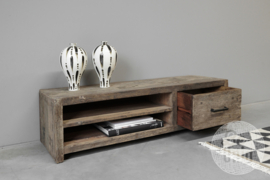 Tv dressoir kast televisie meubel televisiemeubel televisiekast SEP truckwood railway hout houten Mix & match 120 x 40 X H34 cm