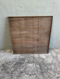 Groot vergrijsd houten wandpaneel landelijk sober vintage  80 x 80 cm hout wanddecoratie