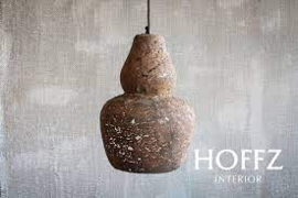 Bari Hoffz hanglamp glas kurk