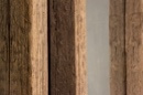 Stoere grove robuust houten railway 170 x 60 cm passpiegel  truckwood sloophouten spiegel landelijk stoer oud hout