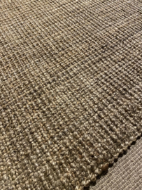 Dixie Heel grof jute kleed vloerkleed 290 x 190 cm deurmat carpet tapijt landelijk stoer vintage boho rug