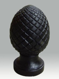 Groot gietijzeren pineapple eikel dennenappel ornament roest tuinornament beeld gietijzer roest tuinbeeld landelijk