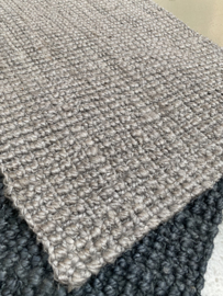 Grof jute deurmat doormat cement Grey licht grijs 120 x 70 cm  landelijk dixie  anti-slip