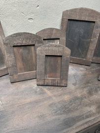 Oud houten Fotolijst fotolijstje sloophout  lijstje landelijk vintage doorleefd hout maat L