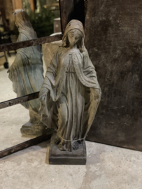 Grote Maria Mariabeeld beeld grijs beige