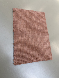 Grof jute deurmat doormat oud roze old rose 90 x 60 cm  landelijk dixie anti-slip