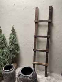 Houten ladder laddertje rek landelijk stoer vintage 180 x 40 cm
