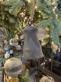 Vergrijsd houten Kerstklok aura Peeperkorn grijs grijze hout