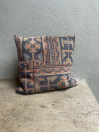 Stoere kelimkussen kussen kelim  50 x 50 cm landelijk vintage