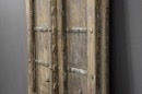Prachtige grote oude houten deur poort paneel 177 x 79 x 7 cm wandpaneel decoratie landelijk stoer oosters