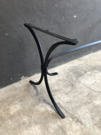 Smeedijzeren tafelonderstel ijzer metaal metalen tafel poot voet tuintafel 180 x 70 cm 74 cm hoog