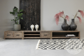 Tv dressoir kast televisie meubel televisiemeubel televisiekast SEP truckwood railway hout houten Mix & match 80 x 40 X H34 cm