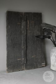 Oude houten Naga deur poort wandpaneel scherm wanddecoratie landelijk stoer 209 x 153 cm vintage