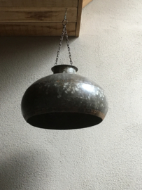 Industriele landelijke metalen lampekap ketel voor hanglamp incl ketting industrieel landelijk