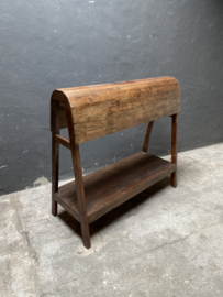 Houten bok standaard kleed plaid rek hout kleden vintage display paard standaard landelijk vintage