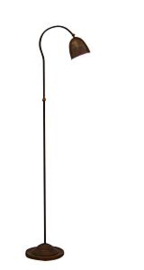 Frezoli Garda vloerlamp bruin patina incl kap