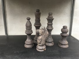 Uitgaven Encommium Om toevlucht te zoeken Grijs houten schaakspel schaakstukken decoratie landelijk vergrijsd oud  hout | Decoratie | 't Jagershuis