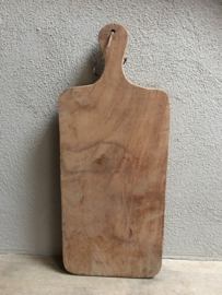 Stoere landelijke oude houten broodplank snijplank kaasplank