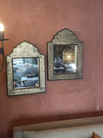 Hoffz houten spiegel goud zwart oosters tempel