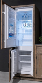 Hoge 2-deurs kast t.b.v.koelvriescombinatie en/of koelkast| outdoor keukenelement buitenkeuken
