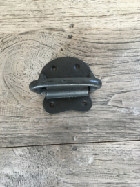 Zware kwaliteit gietijzeren deurknop handgreep kistgreep kist greep strak zwart beugel handvat  klink deurklink