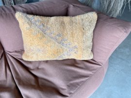 HOFFZ berber vintage kussenhoes kussen kussentje 60 x 40 cm Ibiza hippie roze rose zalm oranje