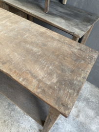 Vergrijsd houten Sidetable 140 cm stoer landelijk sober