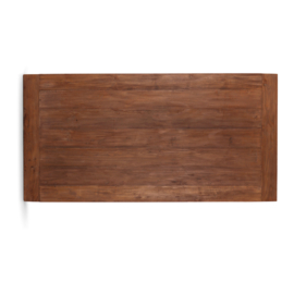 Los oud teakhouten tafelblad 120 X 70 cm Floris houten blad
