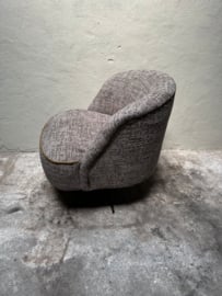 Urban Sofa Fleur Fauteuil Grijs met draaipoot