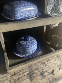 Bunzlau Castle Butter Dish Ø 15 cm - Lace - boter boterkuip botervloot