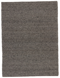 Groot handgewoven 100 % vervilt wol vloerkleed kleed carpet karpet charcoal 140 x 200 cm