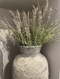Imitatie lavendel lavender tak spray 66 cm decoratie tak groen