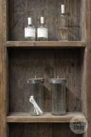 Oud vergrijsd truckwood railway houten Badkamermeubel badkamerkast kast wastafelmeubel kast toiletmeubel 200 x 60x 40 cm badkamer badmeubel SEP