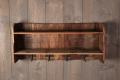 Ruw truckwood houten wandrek kapstok wandkapstok keukenrek landelijk stoer industrieel 90 cm