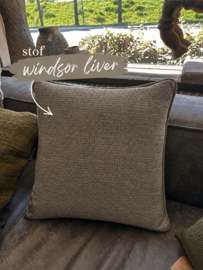 sierkussens urban sofa 47 x 47 cm met bies inclusief vulling