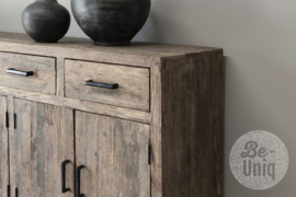 Stoer railway houten tv-meubel dressoir sidetable televisiekast kast 210 x 50 x H90 cm wandmeubel landelijk industrieel Bonn SEP