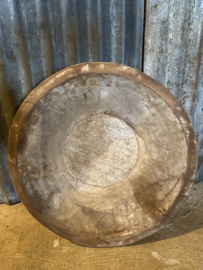 Oude vergrijsd houten Schaal hout houten schaal landelijk stoer bak