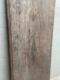 Heel gaaf vergrijsd houten werkblad tafelblad workmate 182 x 58 x 4 cm landelijk stoer robuust vintage industrieel