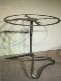 Smeedijzeren tafelonderstel ijzer metaal metalen tafel poot voet (tuintafel) rond 77 cm 74 cm hoog