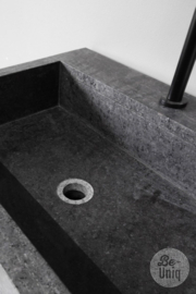 Oud vergrijsd truckwood railway houten Badkamermeubel inclusief hardstenen wasbak wastafelmeubel kast toiletmeubel wastafel 60 cm badkamer badmeubel SEP