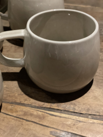 POMAX Prachtige beige white-off kop grote mok