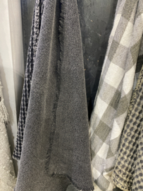 Prachtige zwart grijze handdoek gastendoekje gastendoekjes theedoek doek 70 x 50 cm