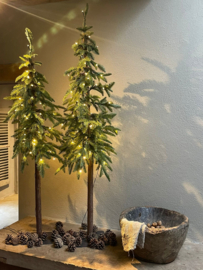 kerstboompjes met verlichting 160 cm kerst decoratie kerstlampjes