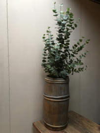 Prachtige grote eucalyptus plant imitatie kunst decoratie 120 cm