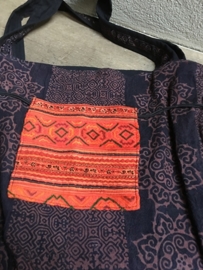 Hippe kleurrijke schoudertas van Ibiza bag vintage bohemian