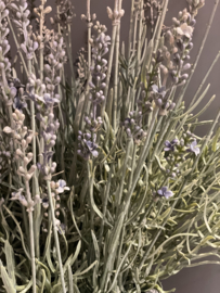 Imitatie lavendel lavender tak spray 66 cm decoratie tak groen