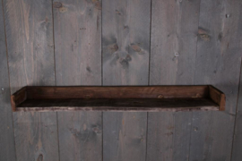 Oud sloophouten wandplank console wandrek 120 cm landelijk stoer plank hout ruw robuust