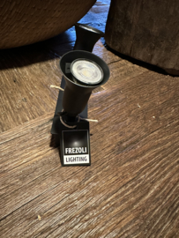 Tierlantijn Frezoli 2 spot mat zwart Modena spotje wand frezoli plafond halogeen mini klein plafondspot wandspot Tierlantijn modena