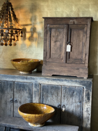 Oud houten kastje keukenkastje 2 deurs landelijk stoer opzet