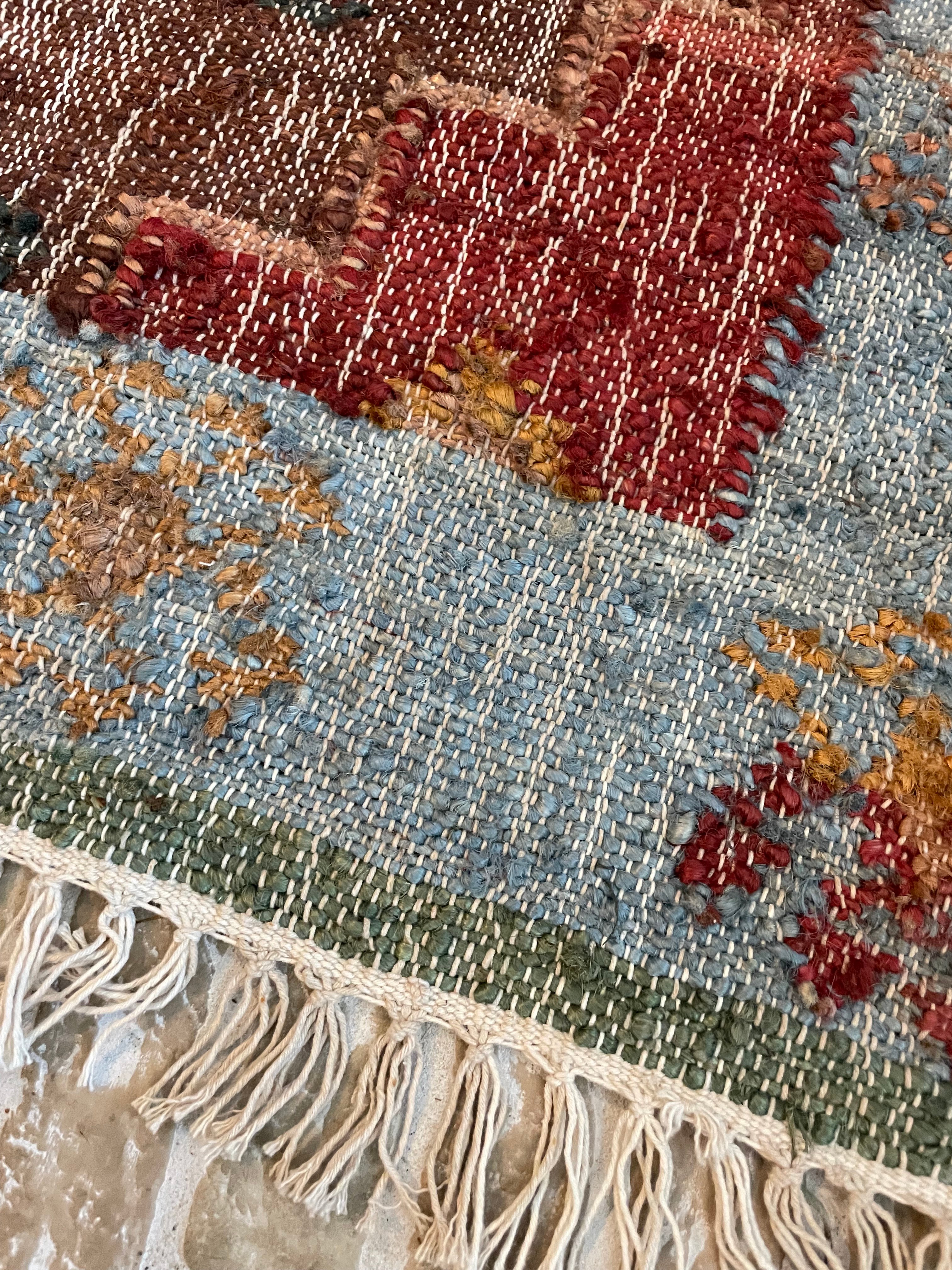 Kelim kleed kleedje vloerkleed tafelkleed 190 x 126 cm vintage landelijk stoer sober